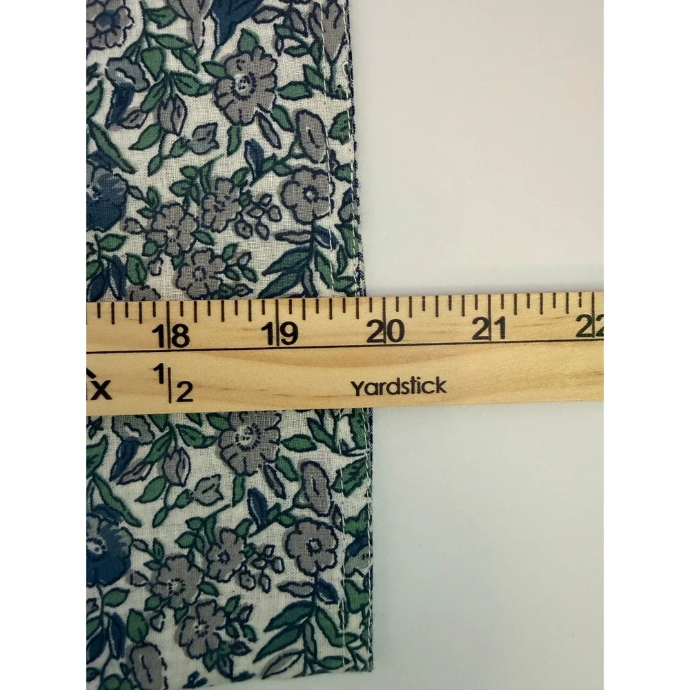 Vintage Bloomingdales Liberty Fabric Napkins Set of 6 Mamie Floral Gingham Y2K